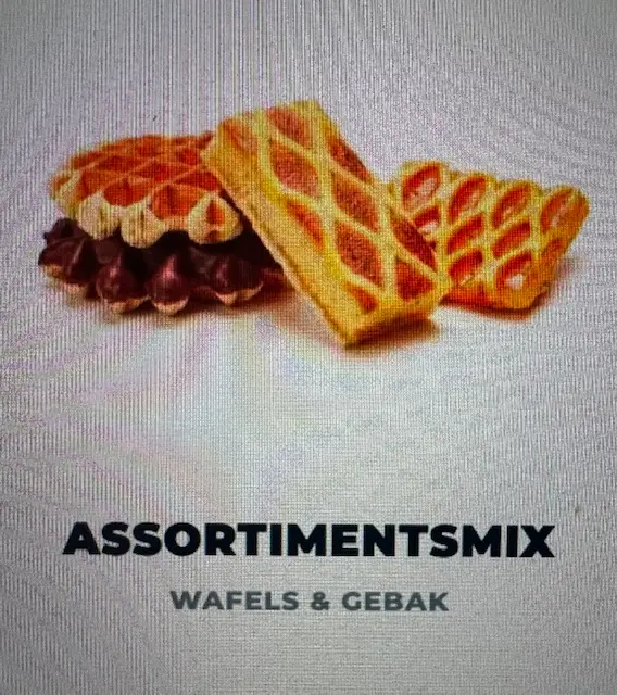 Assortimenten mix wafels, frangipane, carre)